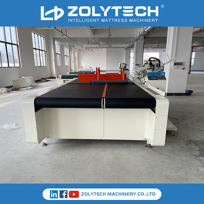 เครื่องขอบเทปที่นอนอัตโนมัติสำหรับแผงที่นอนในสายการผลิตที่นอน