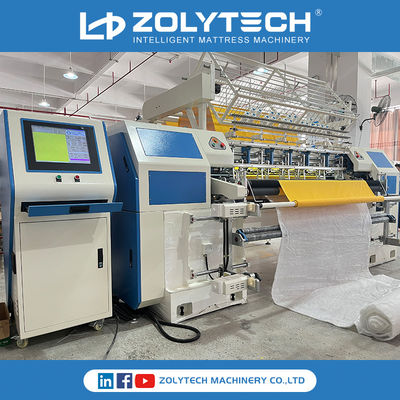 Servo Motor Comforter Quilting Machine Multi - เข็มต่อเนื่อง