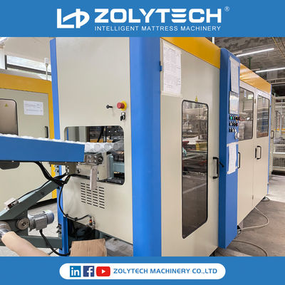 สายการผลิตพ็อกเก็ตสปริง OEM 380V / 220V Pocket Spring Coiling Machine ระบบการทำงานแบบไม่ใช้กระสวย