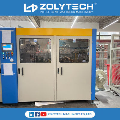สายการผลิตพ็อกเก็ตสปริง 380V / 220V เครื่องม้วนสปริงพ็อกเก็ตสปริงสูง 100-250 มม