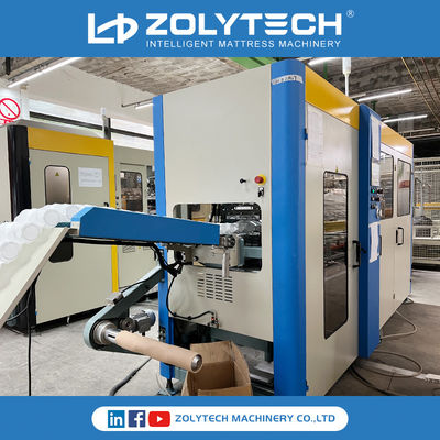 ZLT-PSD180 ความสูง 100-250 มม. เครื่องม้วนสปริงพ็อกเก็ตไม่ทำงานกระสวย ZOLYTECH OEM