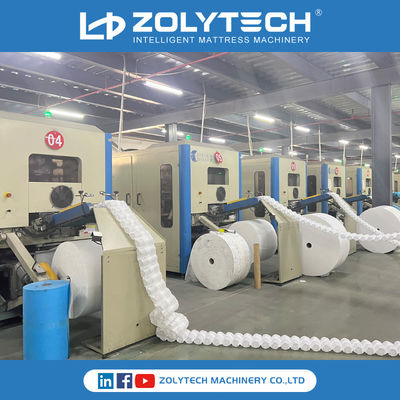 ZLT-PS180S เครื่องประกอบพ็อกเก็ตสปริง OEM เครื่องสปริงที่นอน