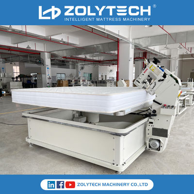 เครื่องรีดขอบเทปที่นอน Maquina Cerradora De Colchones แบบกึ่งอัตโนมัติ