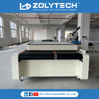 ZOLYTECH เครื่องรีดขอบเทปที่นอนอัตโนมัติสำหรับการผลิตที่นอน