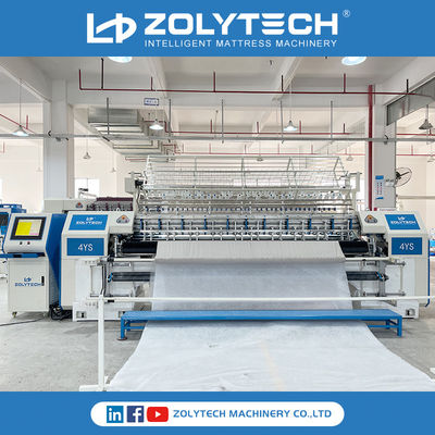 ZOLYTECH เครื่องควิลท์หลายเข็มแบบล็อคด้วยคอมพิวเตอร์ Stich สำหรับผ้านวม