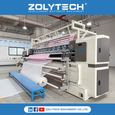 ZOLYTECH อุตสาหกรรม หมอน Quilting เครื่องยานยนต์ใหญ่สําหรับเสื้อผ้า