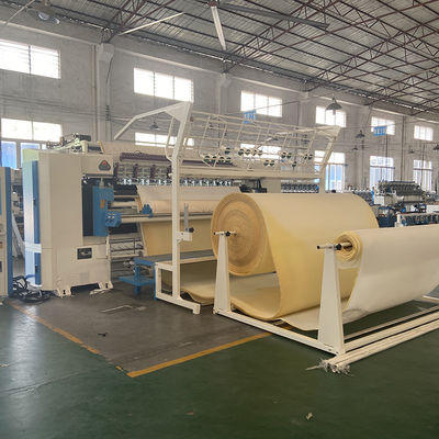 สายการผลิตที่นอนตะเข็บโซ่ด้วยคอมพิวเตอร์ WV15 25.4 มม. ระยะห่างของเข็ม