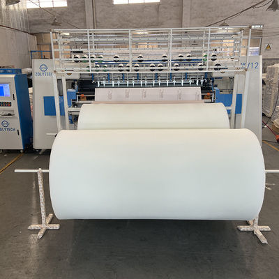 ZOLYTECH เครื่องจักรพนันหมอน เครื่องยัดผ้าพันคอหลายเข็ม เครื่องเย็บโซ่สําหรับผ้าพันคอ WV12 1200rpm