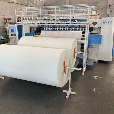WV12 เครื่องเย็บผ้าแบบหลายเข็มด้วยคอมพิวเตอร์ความเร็วสูงสำหรับที่นอน ระยะเข็ม 25.4 มม