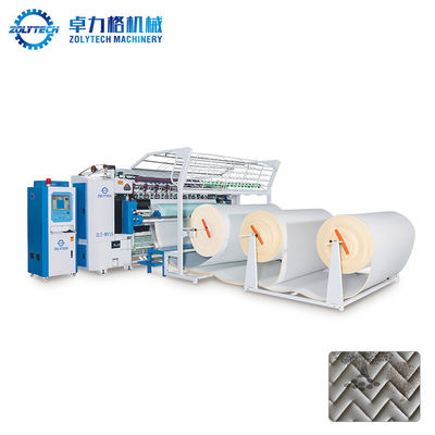 ZOLYTECH Multi Needle Quilting Machine เครื่องที่นอน Compputerized สำหรับผ้านวม