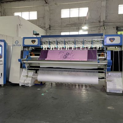 WV15 Chain Stitch ที่นอน Quilting Machine เครื่องจักรผลิตที่นอน Delta VFD