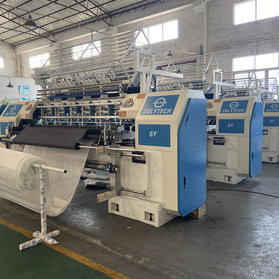 4.5KW X - การเคลื่อนที่ของแกน 304.8mm ระบบ Quilting แบบคอมพิวติ้งเครื่อง Quilting ที่นอนอัตโนมัติ 60-130m / H