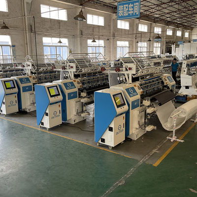 เครื่องรับส่ง 4.0KW ระบบ Quilting แบบคอมพิวติ้งเครื่อง Quilting หลายเข็มอัตโนมัติ 500-1100 รอบต่อนาที