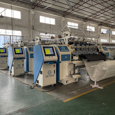 เครื่องปักเข็มแบบหลายเข็มสำหรับที่นอน 60-150m / H ความเร็วสูง
