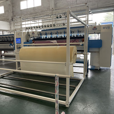 ระบบคอมพิวเตอร์ Quilting อัตโนมัติ Mattress Quilting Machine 80mm ความหนา Mattress Border Machine 8KW