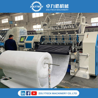 เครื่อง ZOLYTECH เครื่องที่นอนหลายเข็มควิลท์เครื่องอุตสาหกรรมควิลท์เครื่อง