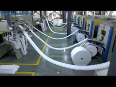 สายการผลิตพ็อกเก็ตสปริง OEM 380V / 220V Pocket Spring Coiling Machine ระบบการทำงานแบบไม่ใช้กระสวย